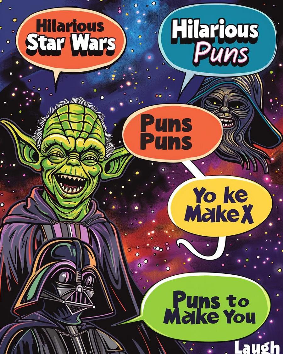 Classic Star Wars puns collection to kickstart your galactic journey humorously.