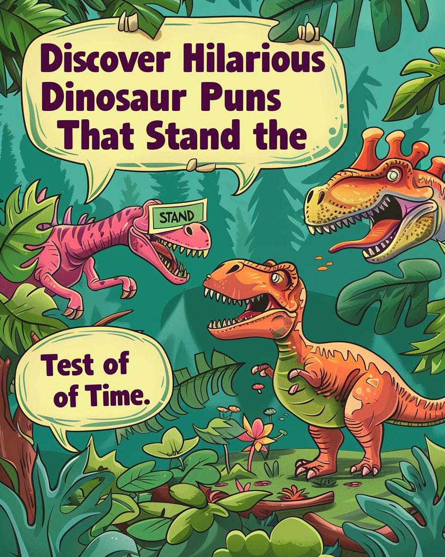 Dinosaur Puns: Roaring Laughs from Ancient Times!