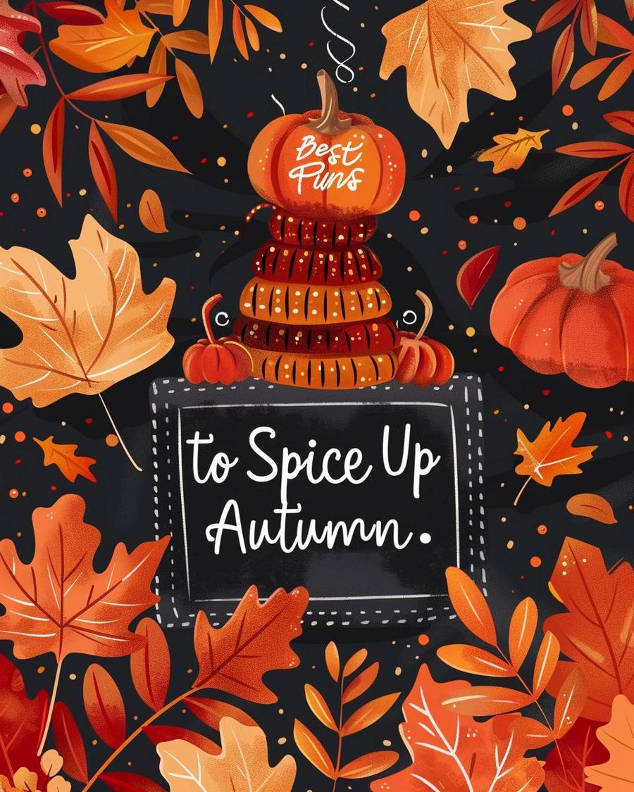 Illustration showcasing why fall puns are a beloved seasonal tradition.