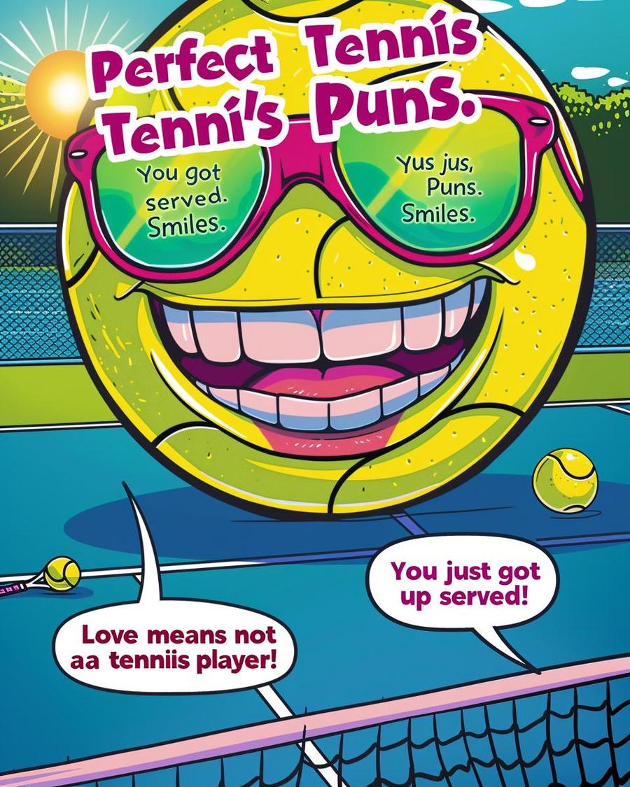 Exploring tennis puns related to its unique scoring system, infused with humor.