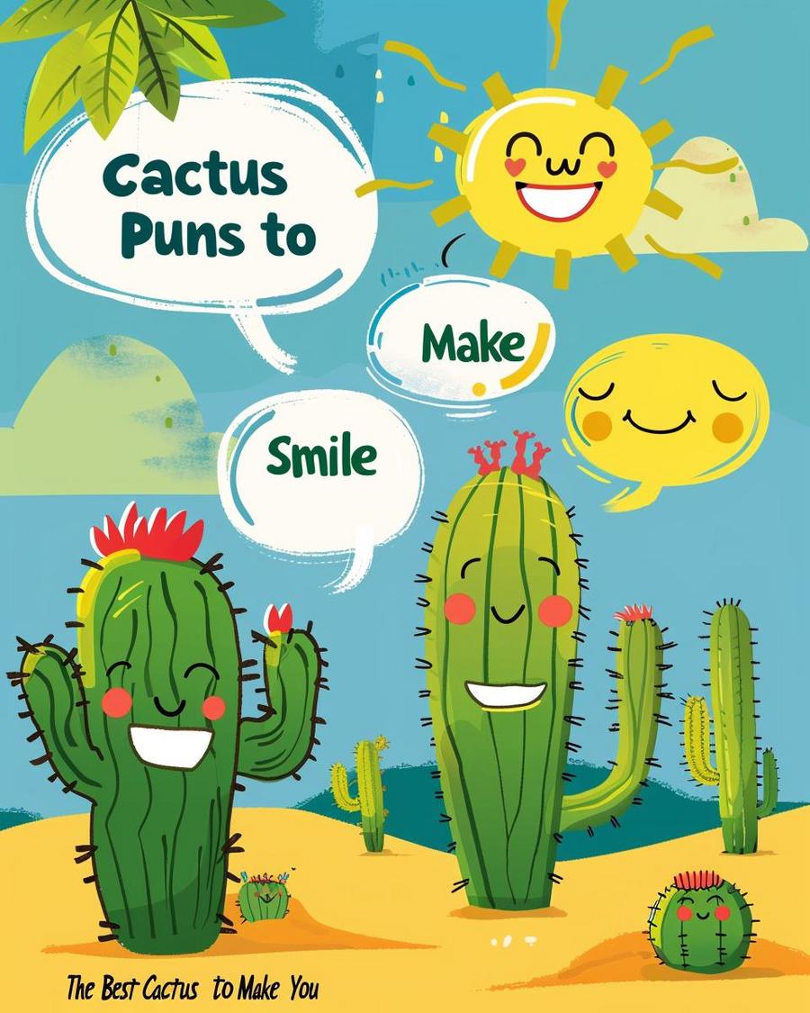 A collection of hilarious cactus puns that will prick your funny bone.