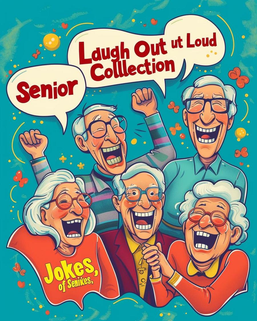 Senior jokes and age-related puns bring humor to embracing the golden years.