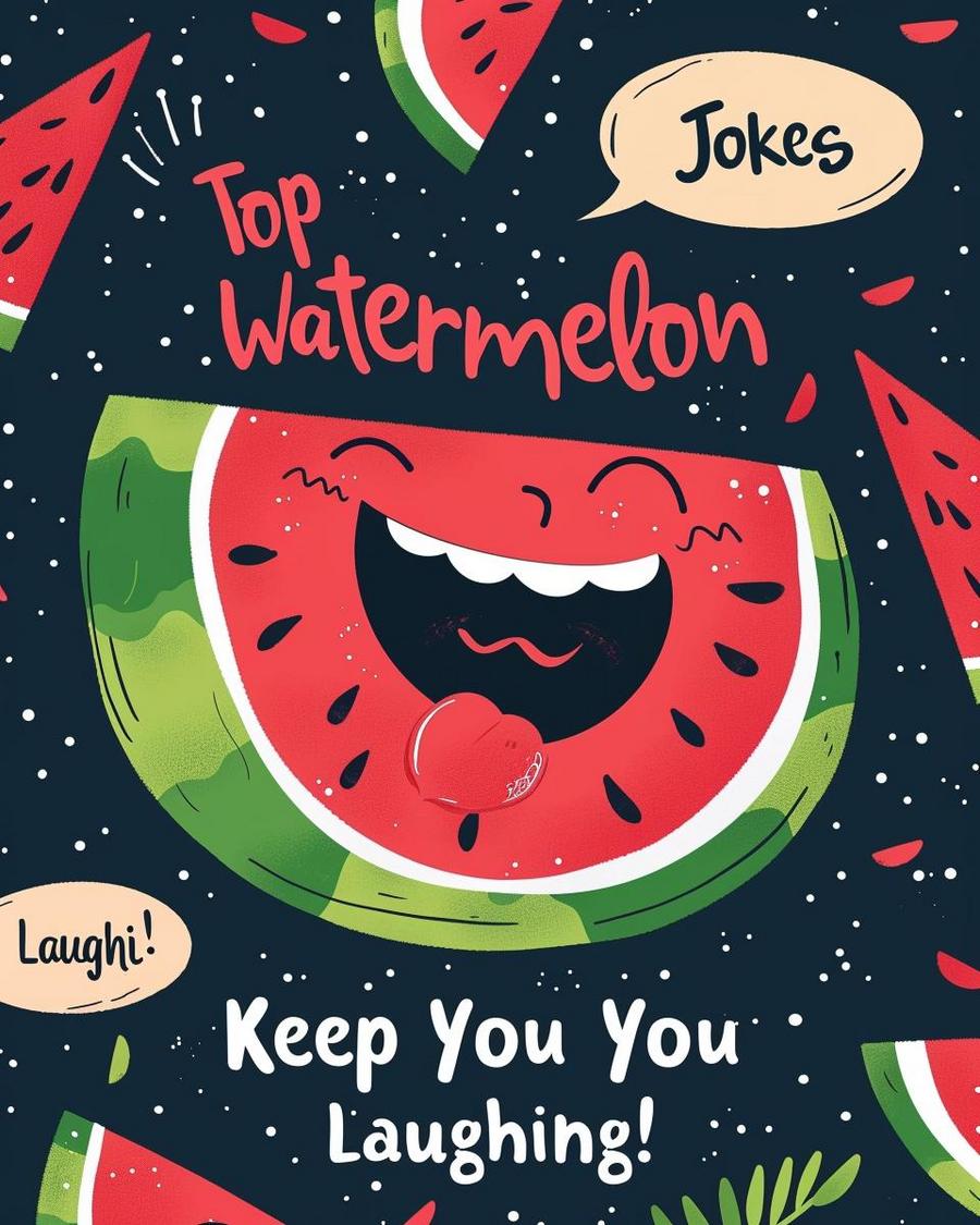 Funny watermelon jokes featuring pun-filled wordplay; a playful take on the juicy fruit.