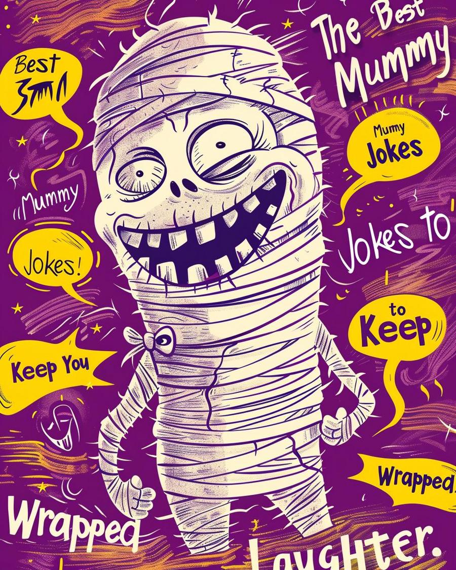 Mummy jokes collection: Hilarious puns and classic humor from "Mummy's the Word".