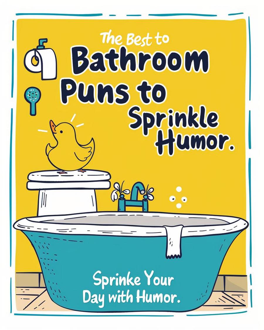 Bathroom Puns: Flush with Laughter and Fun!