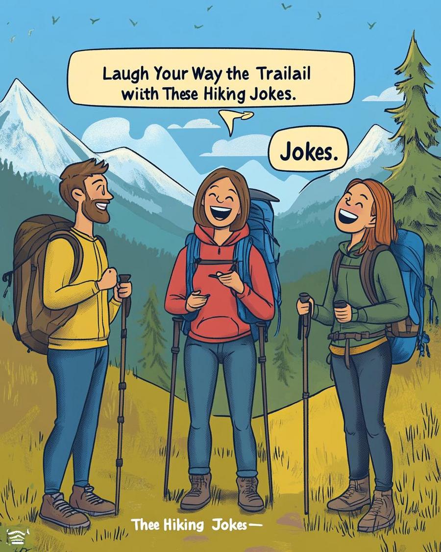 Hiking jokes: Trail mix puns sign with nuts, ideal for a humorous hiking trip.